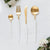 Set de couverts 24 pièces - CHARMY WHITE & GOLD MATE