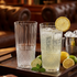 LOT DE 4 VERRES HAUTS - DIAMANTE