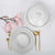 VENDANGES FILET PLATINE - SERVICE 49PCS EN PATE DE LIMOGES