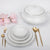 VENDANGES FILET PLATINE - SERVICE 49PCS EN PATE DE LIMOGES