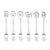 dolce love - Set 6 fourchettes - En acier inoxydable